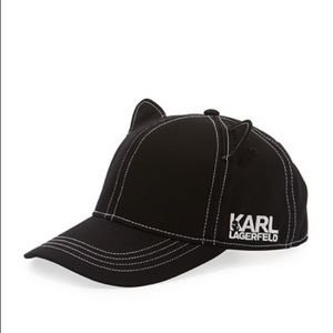 Karl Lagerfeld Baseball Cap with Ears